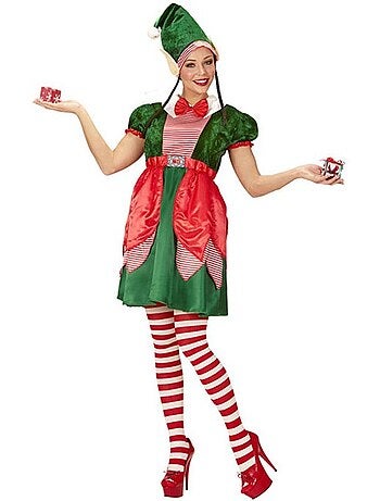Costume da elfo aiutante di Babbo Natale