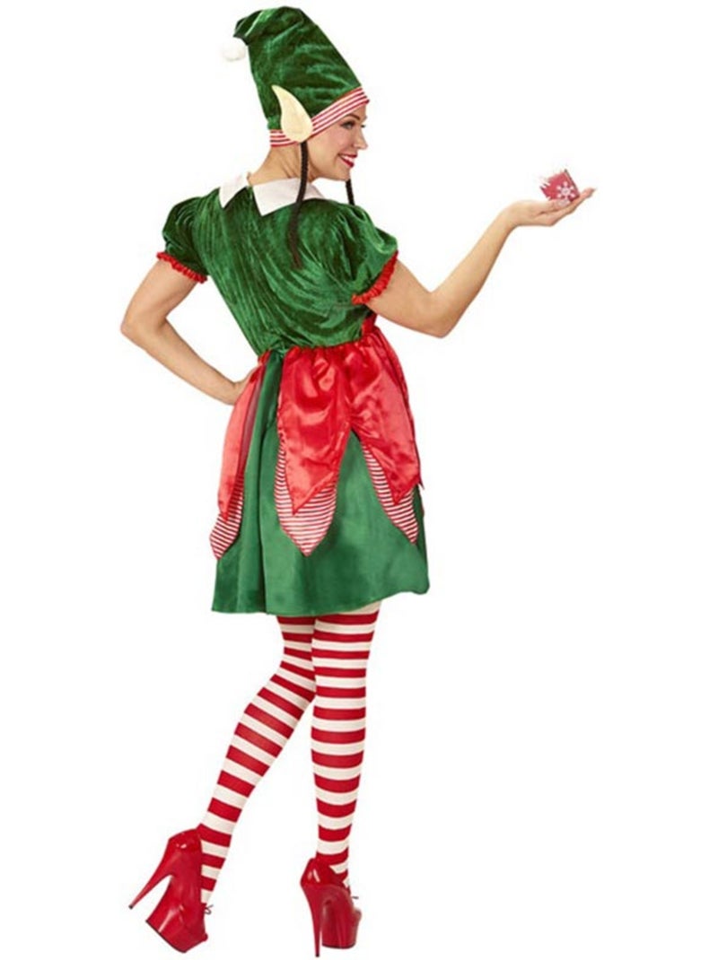 Costume da elfo aiutante di Babbo Natale Multicolore - Kiabi