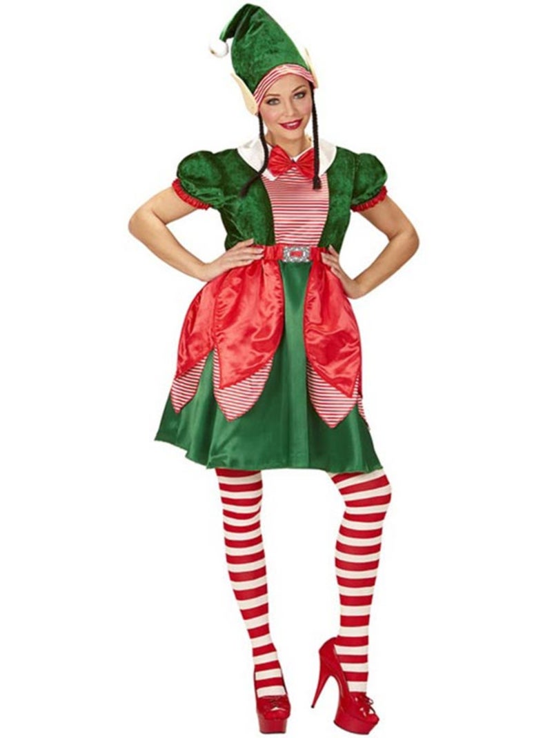 Costume da elfo aiutante di Babbo Natale Multicolore - Kiabi