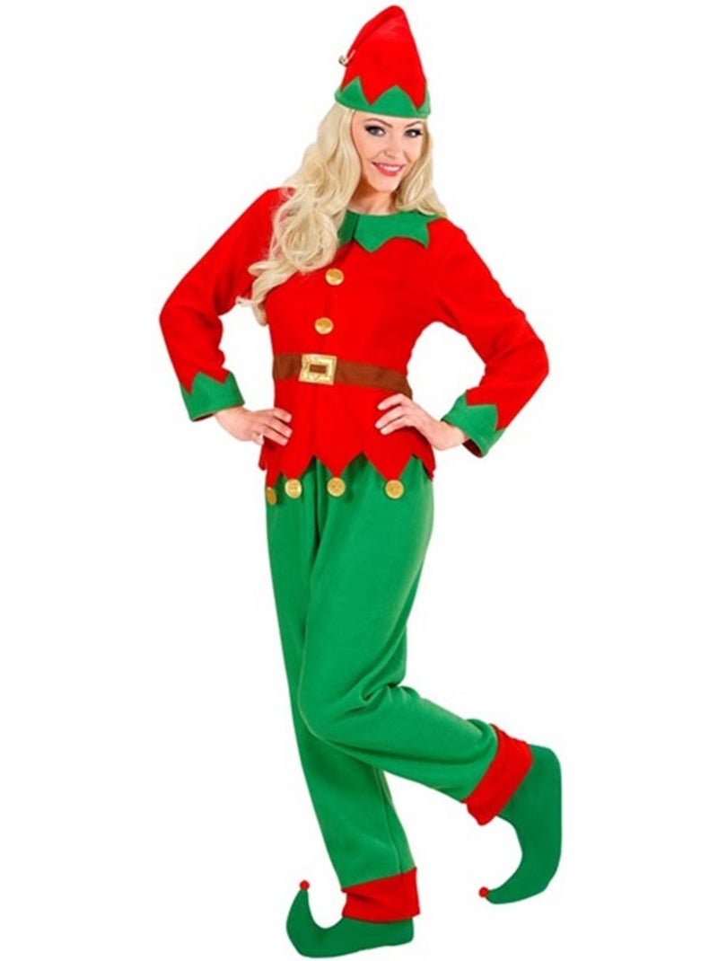 Costume da elfo aiutante di Babbo Natale Multicolore - Kiabi