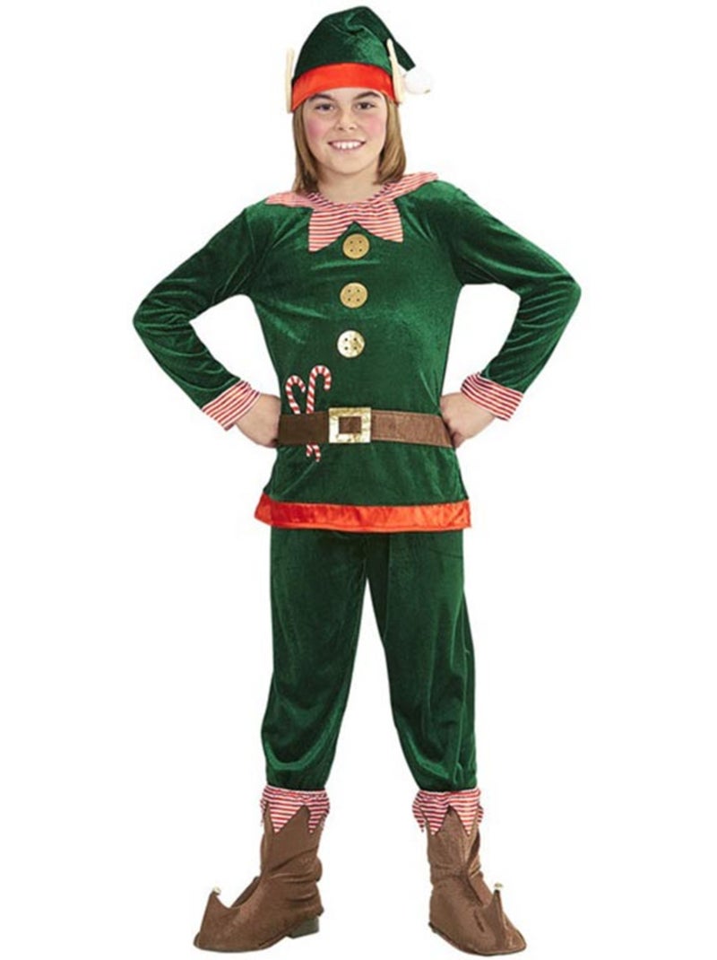 Costume da elfo aiutante di Babbo Natale Multicolore - Kiabi