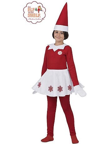 Costume da elfo birichino tratto da Elf on the Shelf