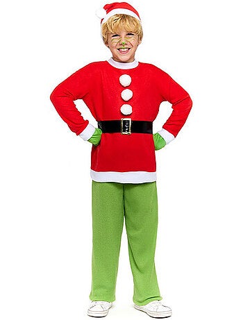 Costume da elfo di Natale brontolone