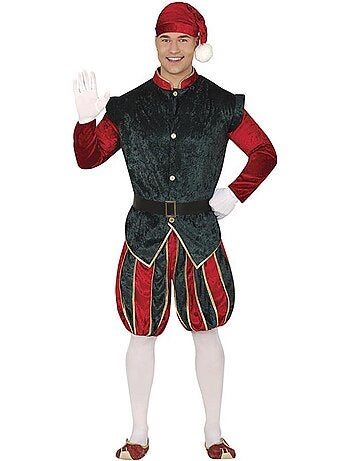 Costume da elfo paggetto con cappello