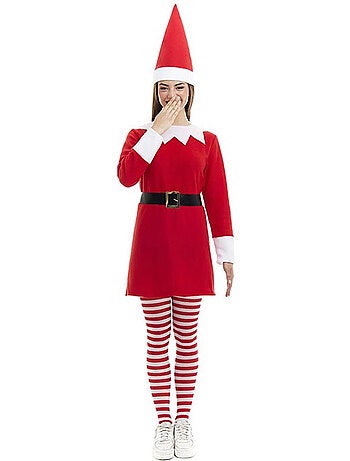 Costume da elfo polare con vestito e cappello