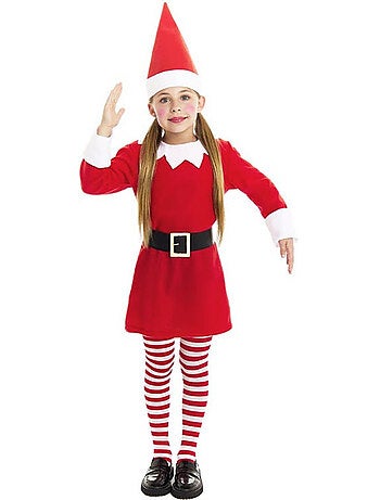 Costume da elfo polare con vestito e cappello