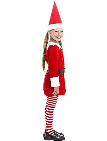 Costume da elfo polare con vestito e cappello