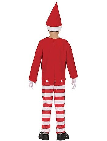 Costume da elfo sullo scaffale natalizio