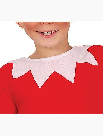 Costume da elfo sullo scaffale natalizio