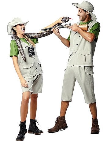 Costume da esploratore della natura con cappello da uomo