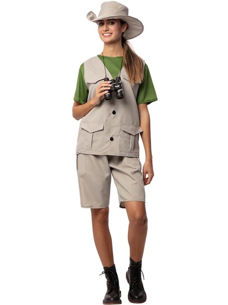 Costume da esploratrice della natura con cappello da donna Multicolore - Kiabi