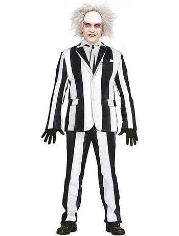 Costume da fantasma a strisce
