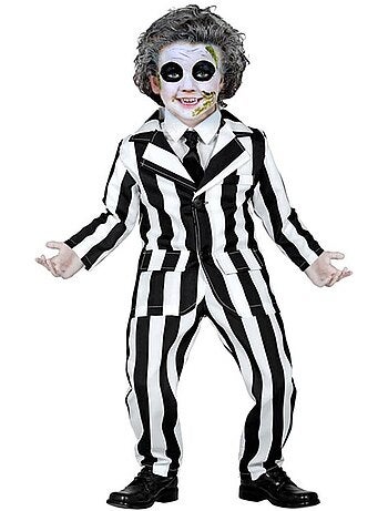 Costume da fantasma a strisce