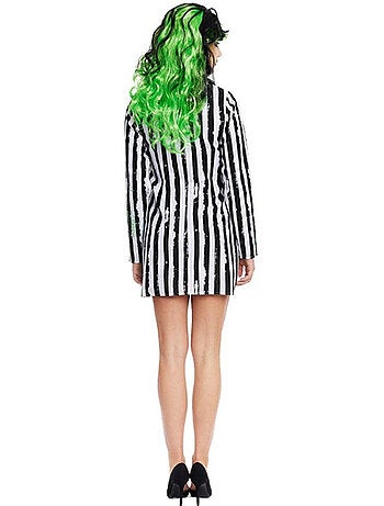 Costume da fantasma con abito a righe