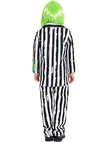 Costume da fantasma con abito a righe