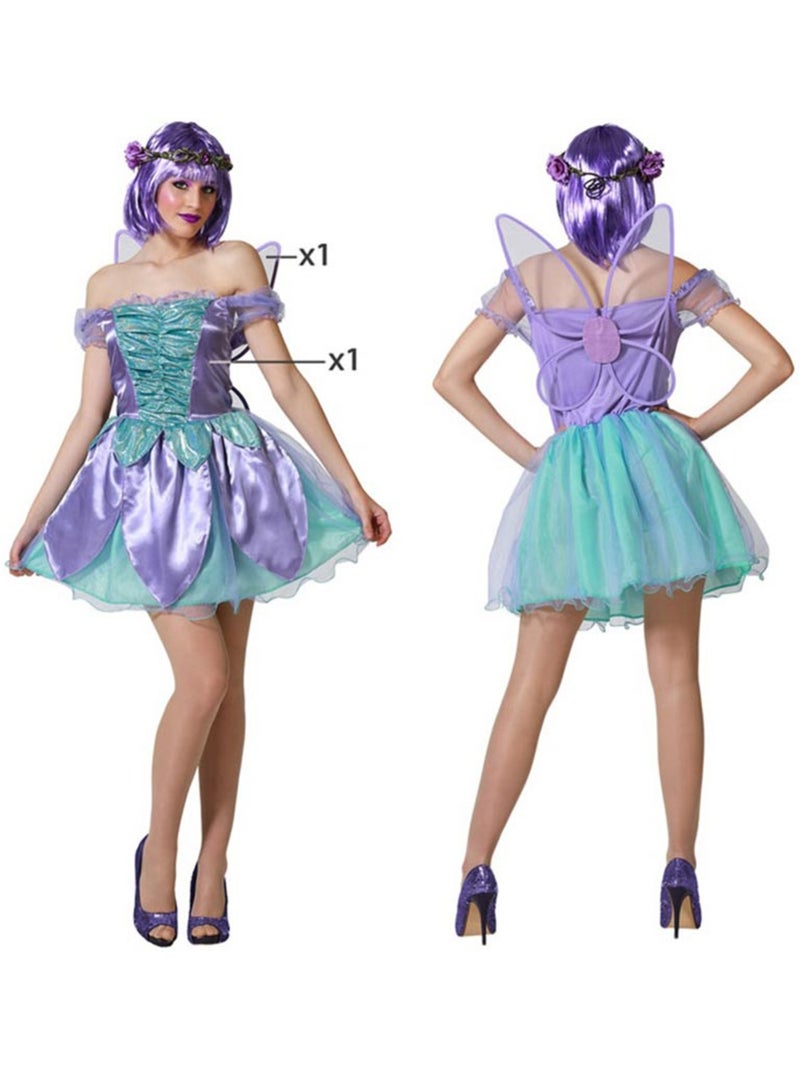 Costume da fata purpurea da donna Multicolore - Kiabi