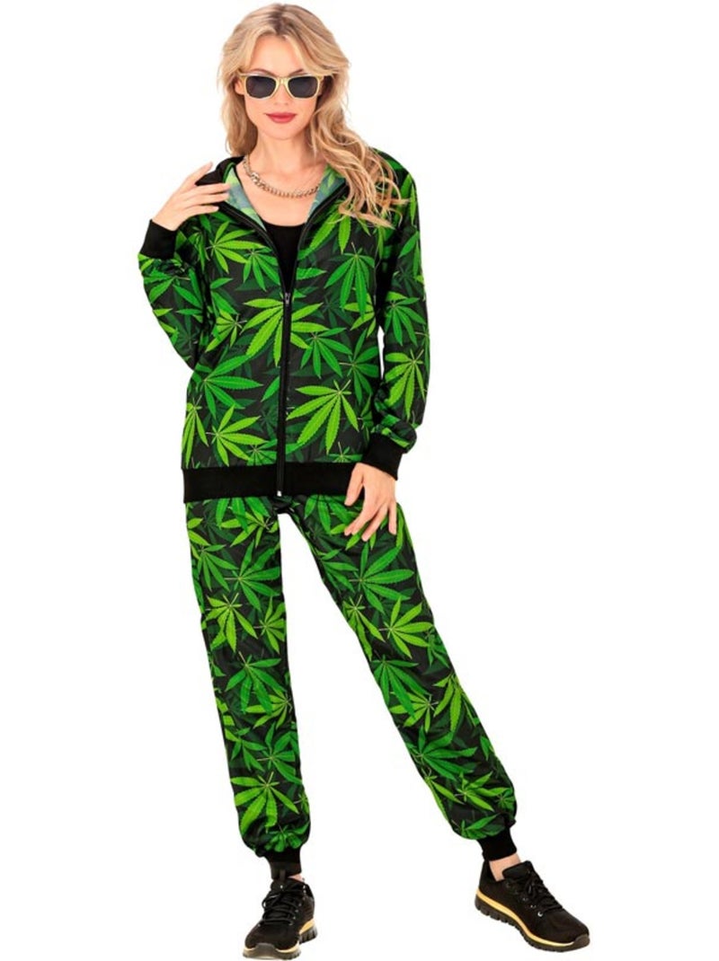 Costume da festa a tema marijuana con tuta sportiva Multicolore - Kiabi