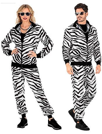 Costume da festa con zebra al neon