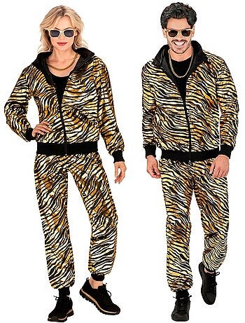 Costume da festa metallizzato con tuta sportiva