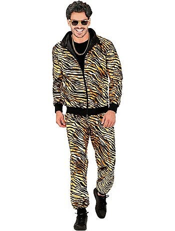 Costume da festa metallizzato con tuta sportiva