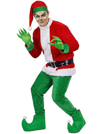 Costume da folletto brontolone di natale da uomo