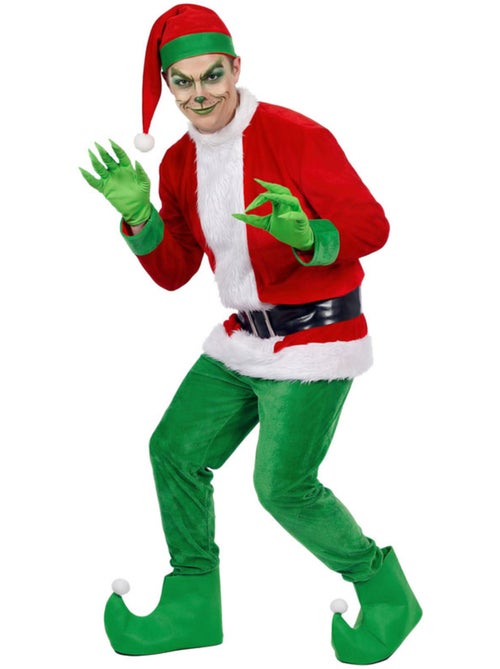Costume da folletto brontolone di natale da uomo - Kiabi