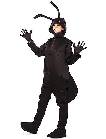 Costume da formica con cappuccio e guanti per adulto