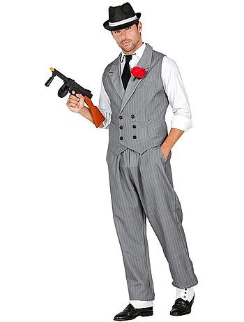 Costume da gangster con cravatta