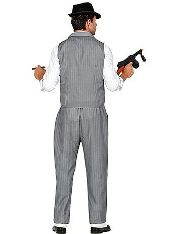 Costume da gangster con cravatta