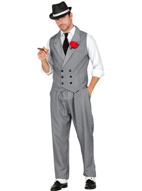 Costume da gangster con cravatta - Kiabi