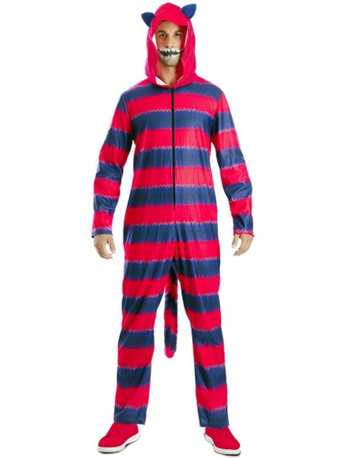 Costume da gatto del cheshire per adulti - Kiabi