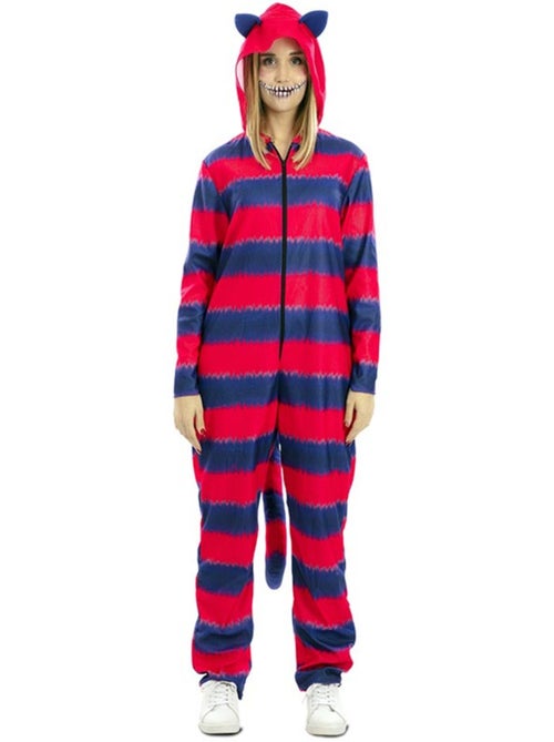 Costume da gatto del cheshire per adulti - Kiabi
