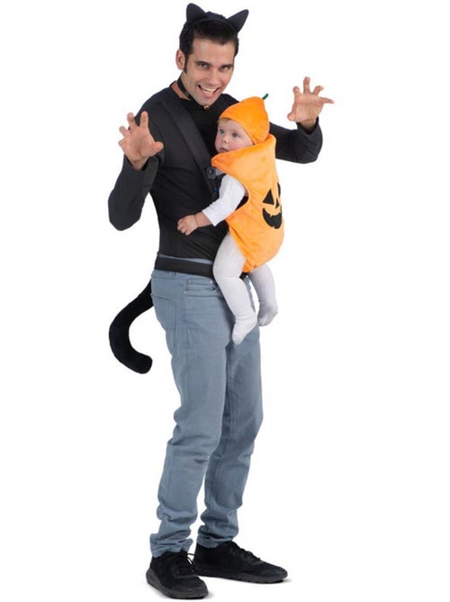 Costume da gatto zucca con coprizaino per neonati - Kiabi