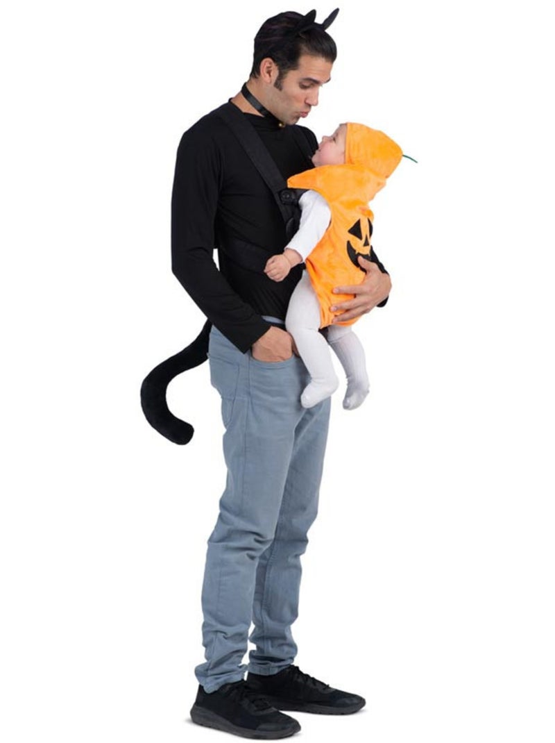 Costume da gatto zucca con coprizaino per neonati Multicolore - Kiabi
