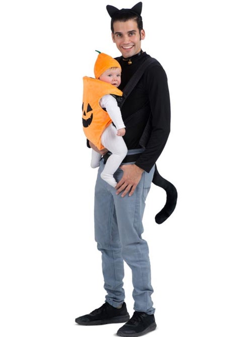 Costume da gatto zucca con coprizaino per neonati - Kiabi