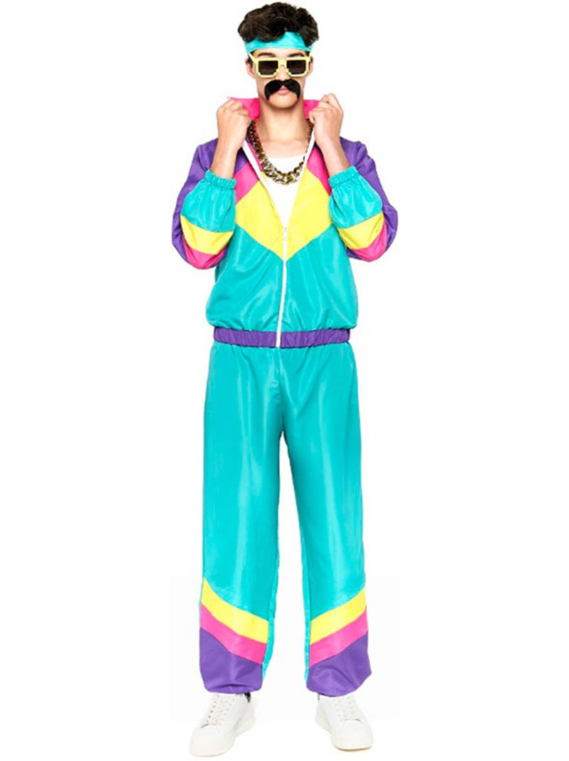 Costume da ginnasta, tuta sportiva retrò Multicolore - Kiabi