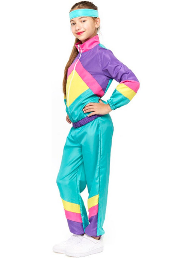 Costume da ginnasta, tuta sportiva retrò Multicolore - Kiabi