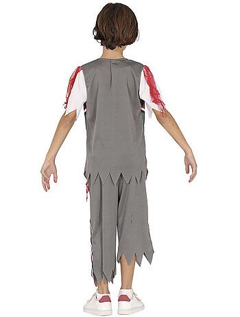 Costume da giocatore di rugby insanguinato