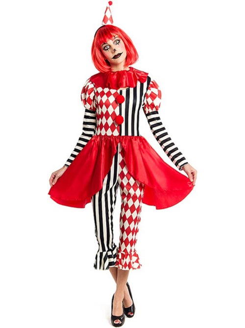 Costume da giullare macabro - Kiabi