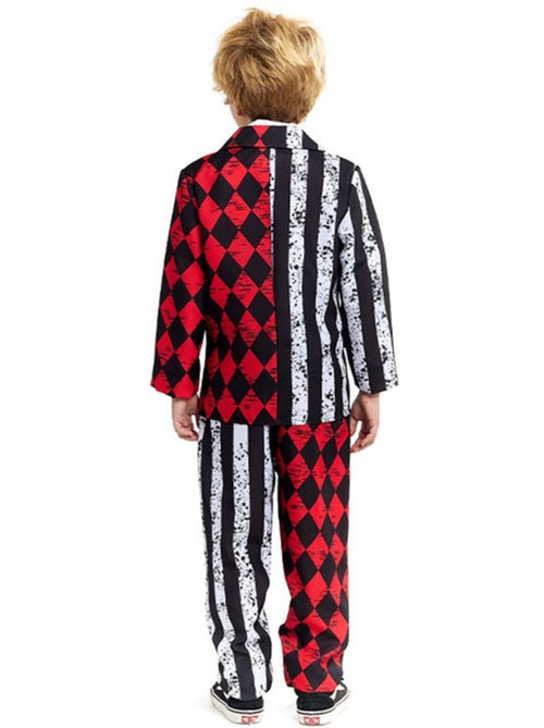 Costume da giullare sinistro con strisce e diamanti - Kiabi