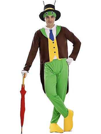 Costume da grillo dei cartoni animati da uomo