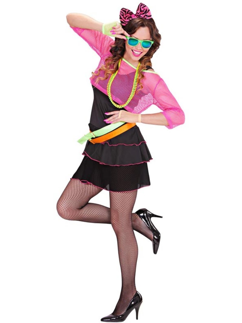 Costume da groupie anni '80 Multicolore - Kiabi