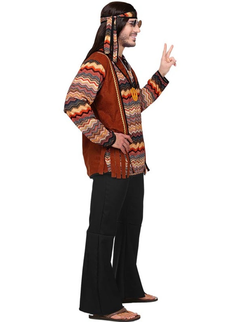 Costume da hippie a strisce colorate Multicolore - Kiabi