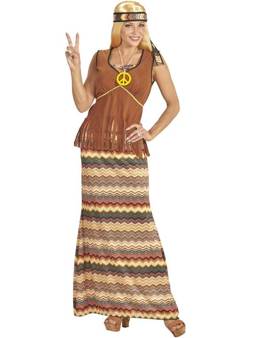 Costume da hippie a strisce colorate - Kiabi