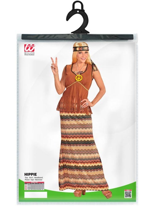 Costume da hippie a strisce colorate - Kiabi