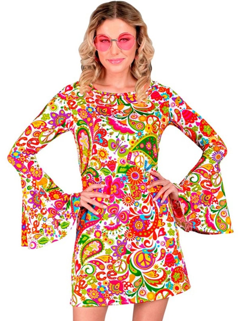 Costume da hippie anni '60 Multicolore - Kiabi