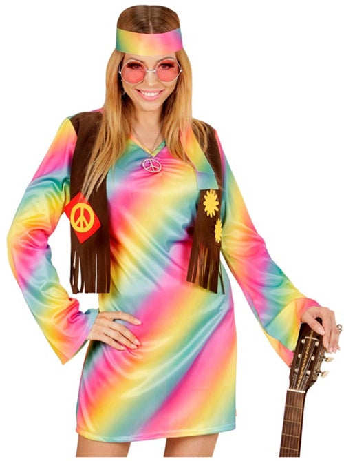 Costume da hippie arcobaleno - Kiabi