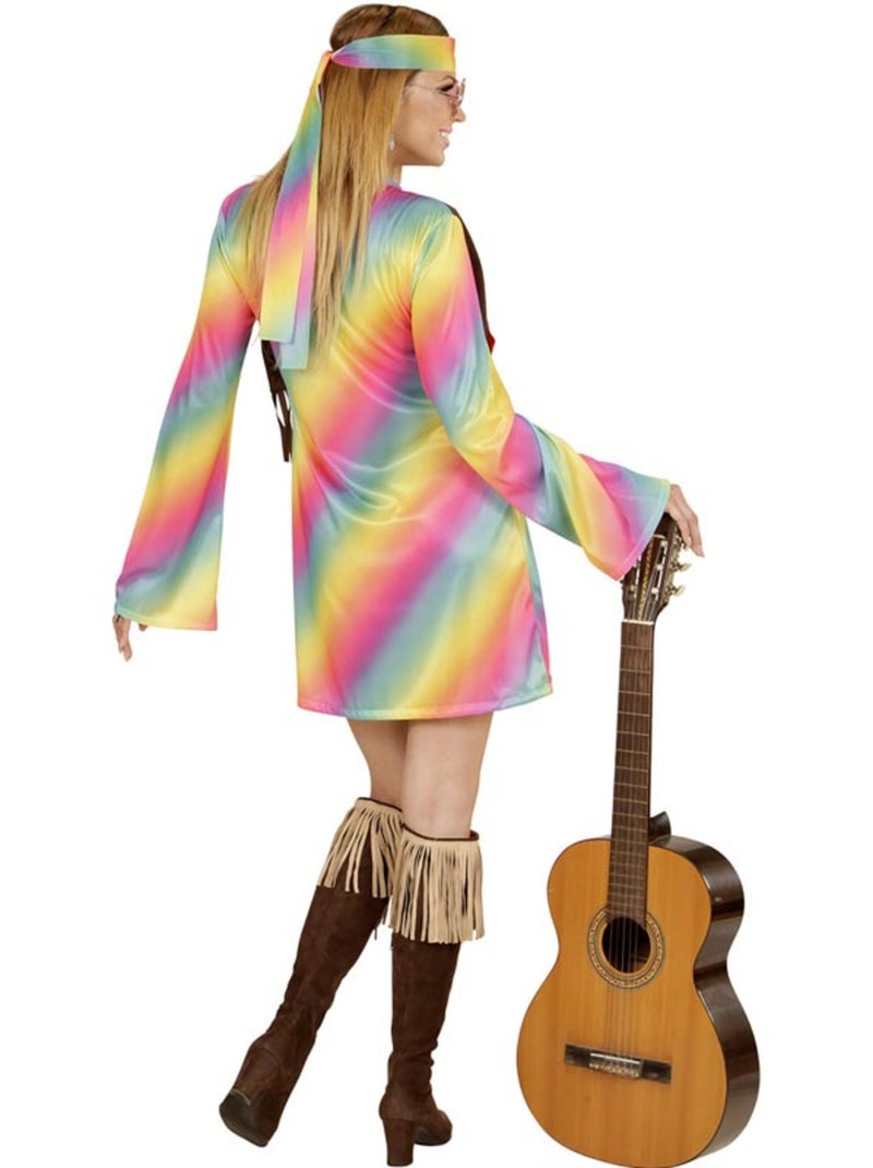 Costume da hippie arcobaleno Multicolore - Kiabi