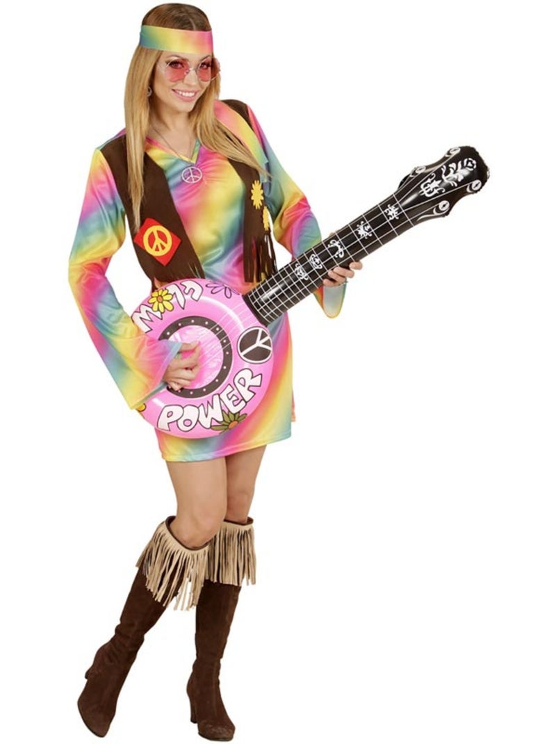 Costume da hippie arcobaleno Multicolore - Kiabi