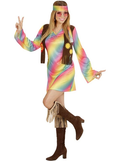 Costume da hippie arcobaleno - Kiabi